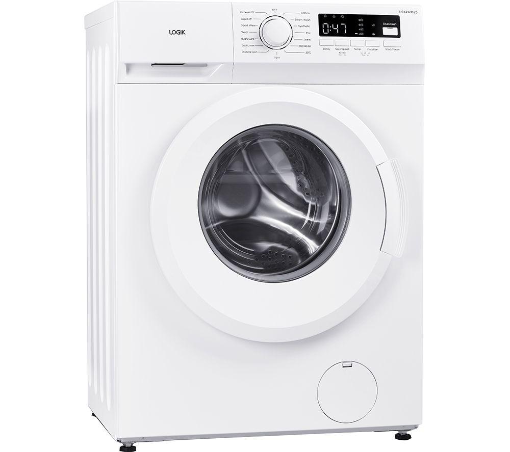 LOGIK L914WM23 9 kg 1400 Spin Washing Machine - White image number 3 of 9