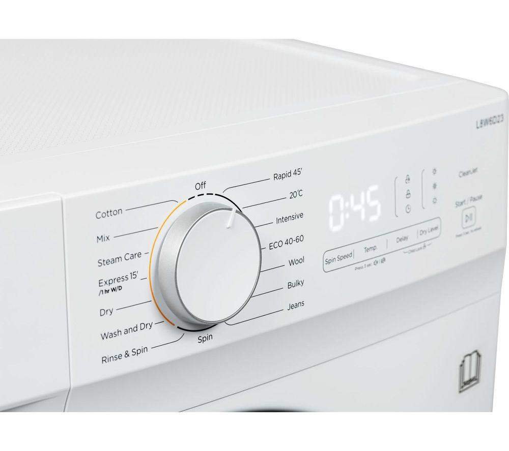 LOGIK L8W6D23 8 Kg Washer Dryer - White image number 4 of 9