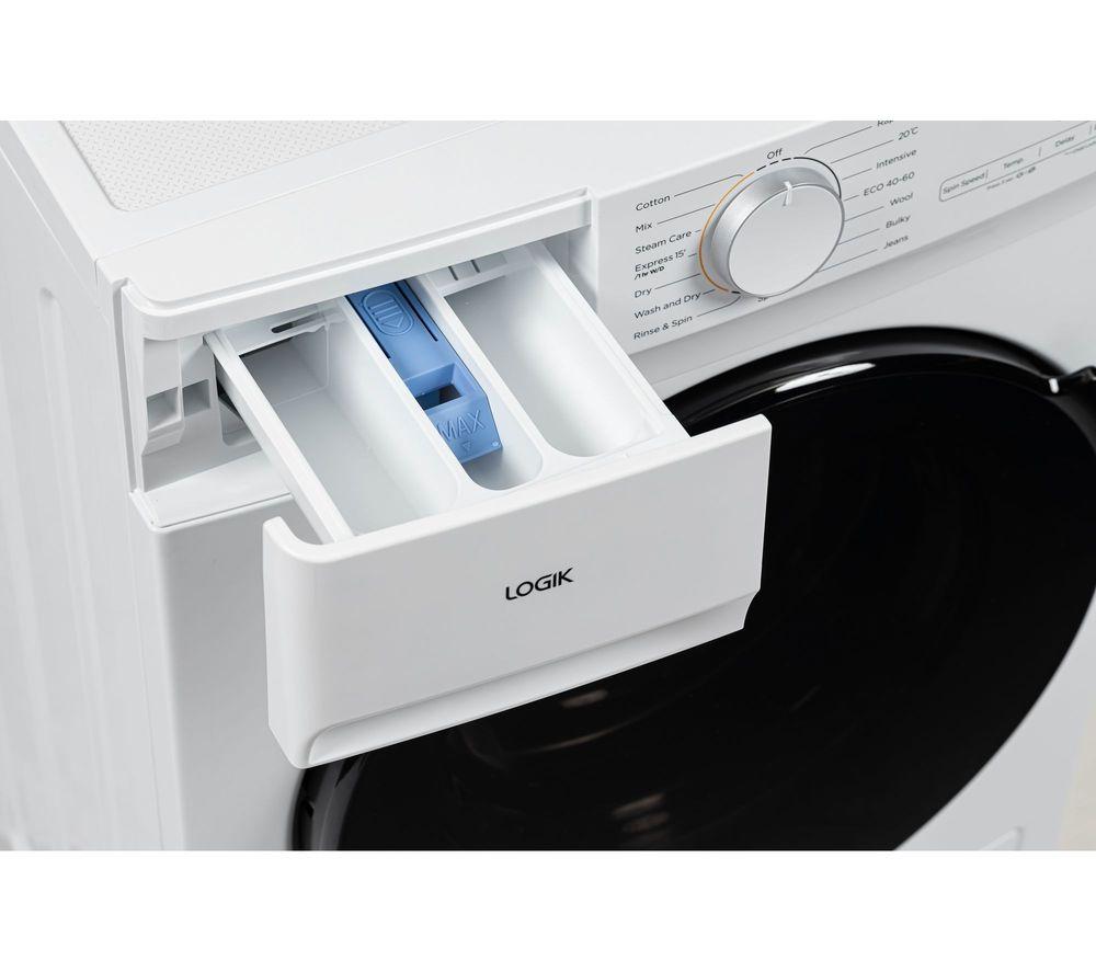LOGIK L8W6D23 8 Kg Washer Dryer - White image number 7 of 9
