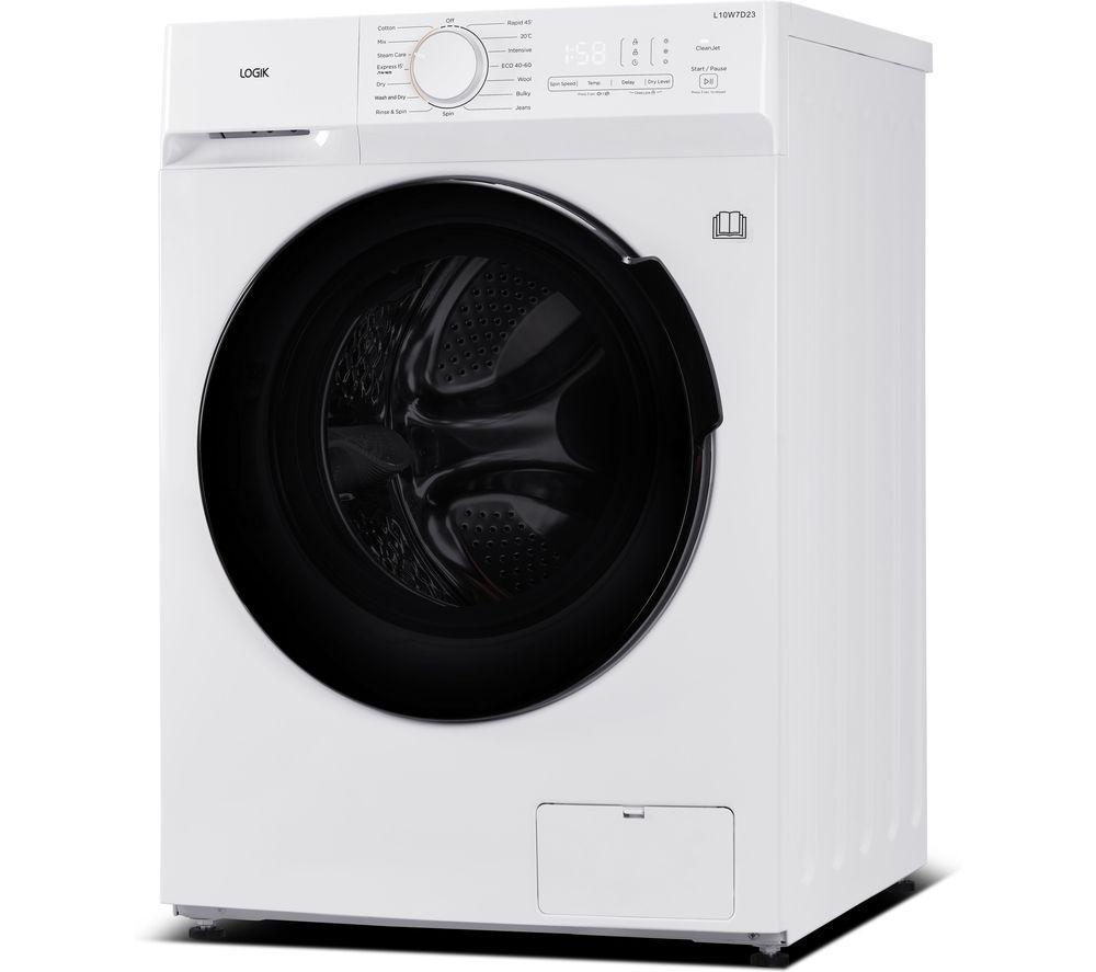 LOGIK L10W7D23 10 kg Washer Dryer - White image number 2 of 9