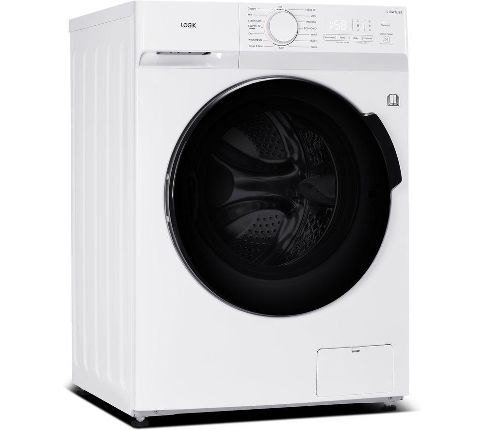 LOGIK L10W7D23 10 kg Washer Dryer - White image number 3 of 9