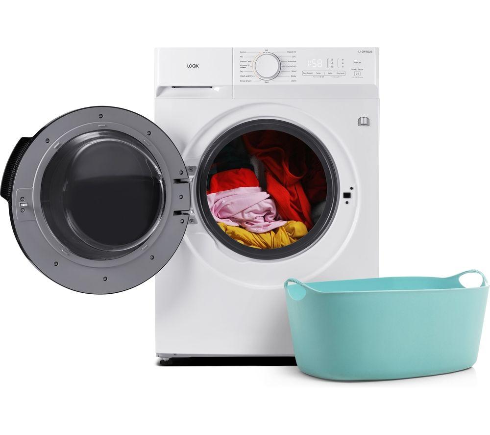 LOGIK L10W7D23 10 kg Washer Dryer - White image number 4 of 9