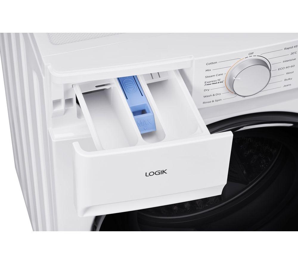 LOGIK L10W7D23 10 kg Washer Dryer - White image number 8 of 9