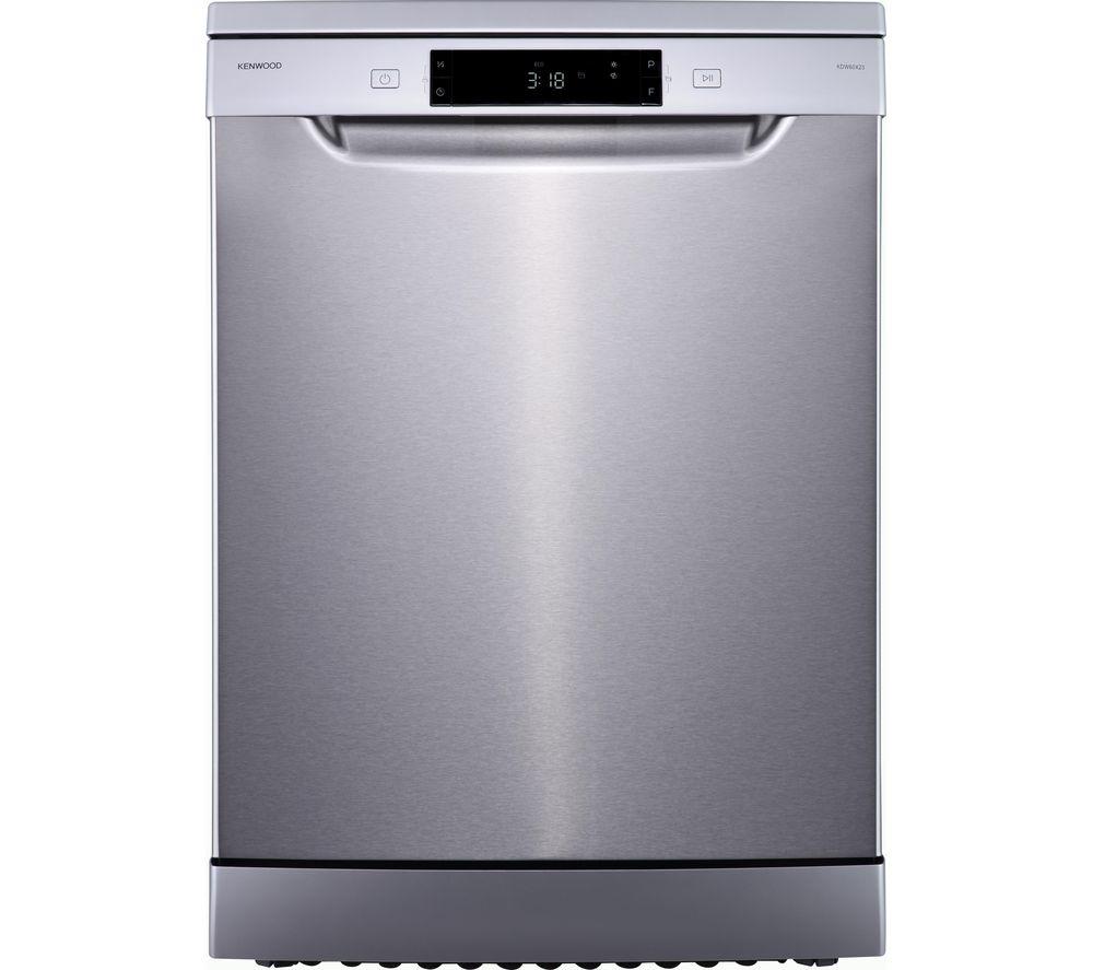 KENWOOD KDW60X23 Full-size Dishwasher - Silver, Stainless Steel