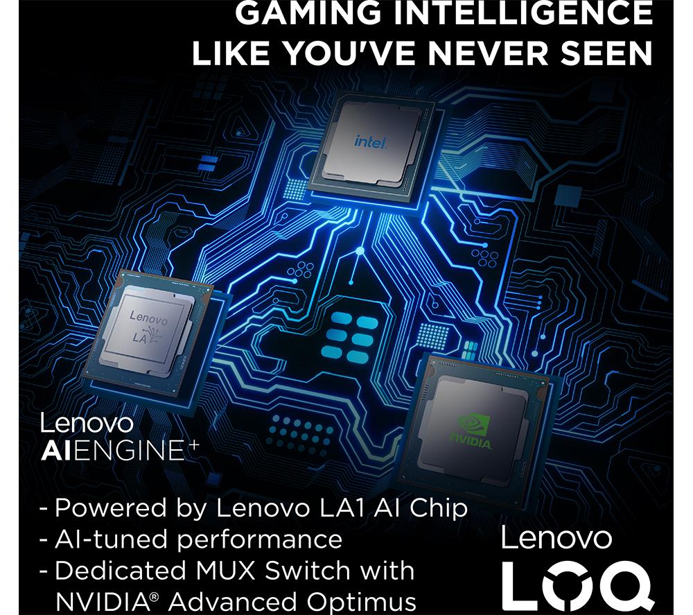 Lenovo LOQ 15IRH8, Intel® powered AI-tuned gaming laptop