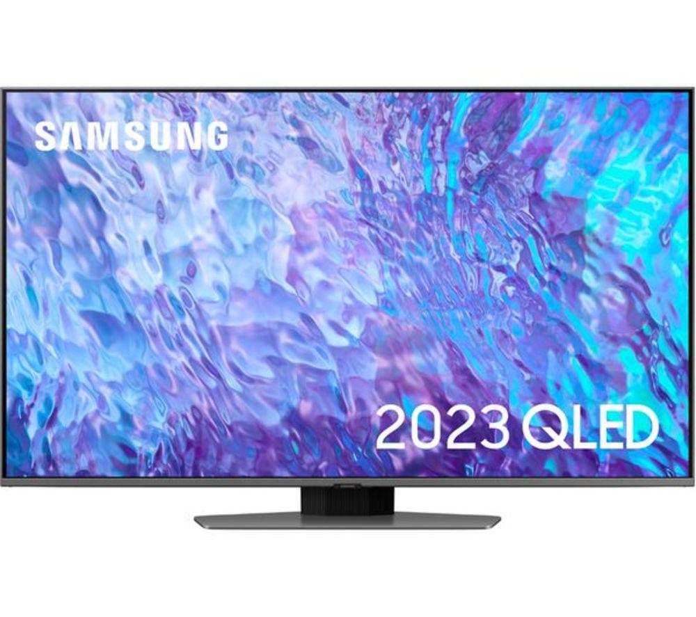 Samsung 65 Inch Q80C 4K QLED HDR Smart TV (2023) - Neural Quantum 4K Processor With Direct Full Array Mini LEDs, Dolby Atmos Audio, Quantum HDR & Quantum Dot Colour Technology, With Alexa & AI Sound