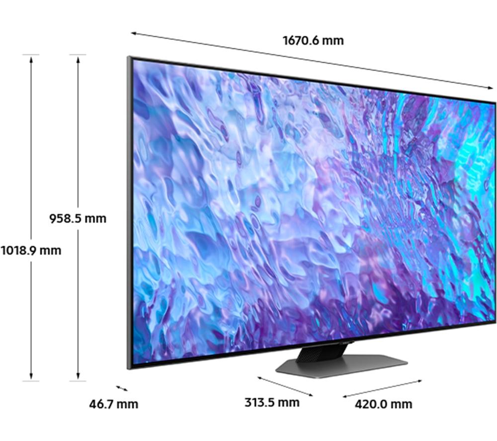 SAMSUNG Q80C 75 inch Smart 4K Ultra HD HDR QLED TV (2023) - QE75Q80C - image 4