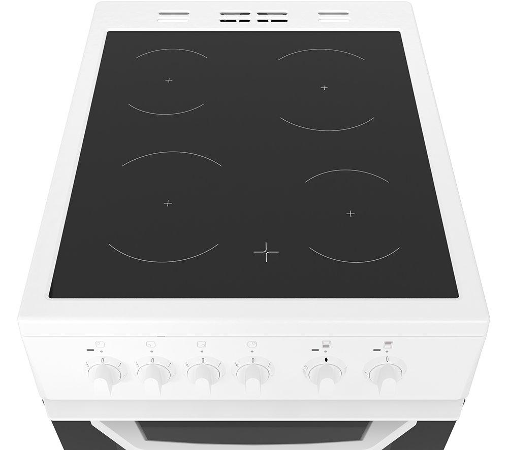 LOGIK LFTC50W23 50 cm Electric Ceramic Cooker - White image number 5 of 6