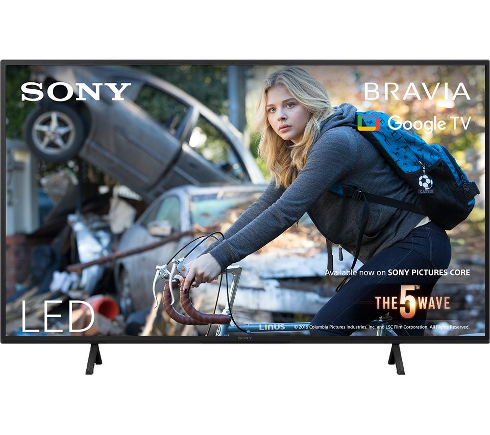 65 SONY BRAVIA KD-65X75WLU  Smart 4K Ultra HD HDR LED TV with Google TV & Assistant, Silver/Grey