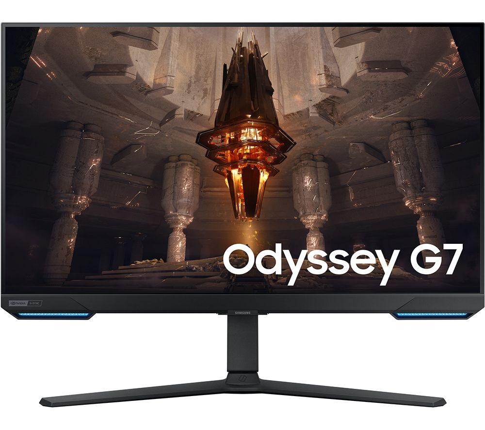 SAMSUNG Odyssey G7 4K Ultra HD 32 IPS LCD Gaming Monitor - Black, Black