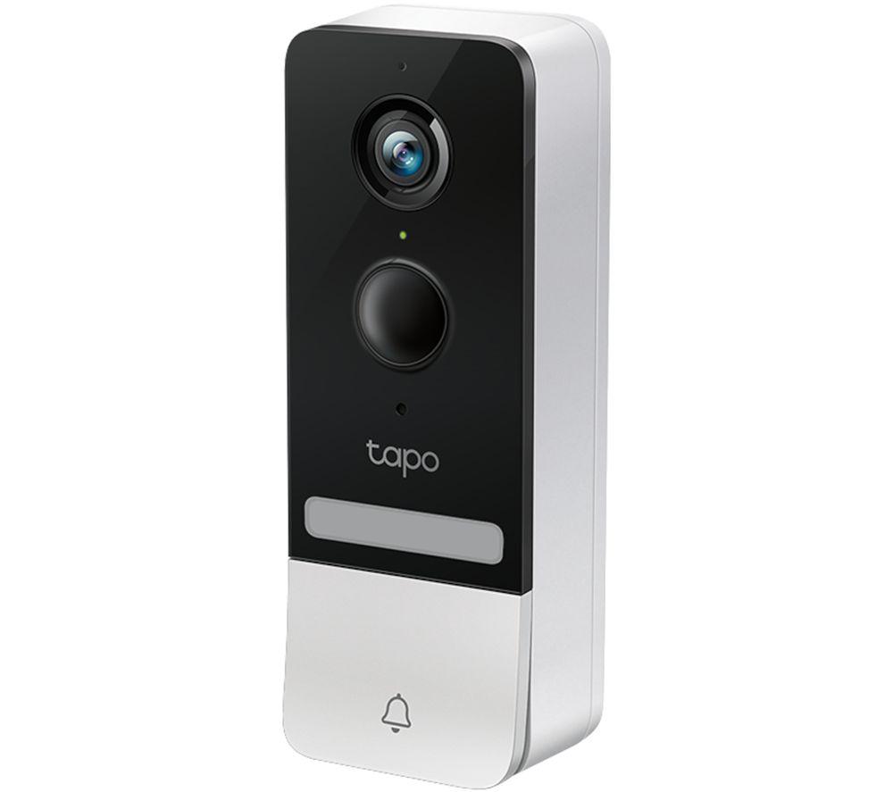 TP-Link Tapo D230S1 2K 5MP Smart Wireless Security Video Doorbell,  Battery-Powered, Two-Way Talk, IP64, Colour Night Vision, Cloud &Local  Storage