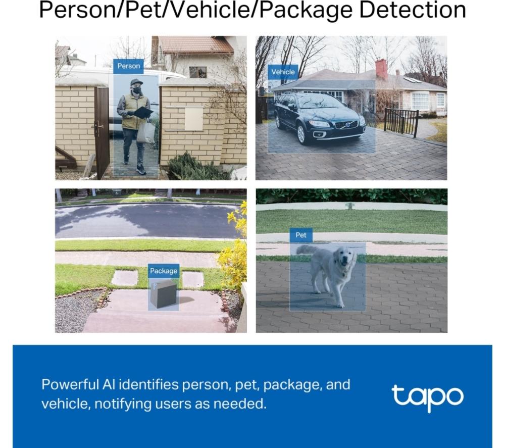 TP-LINK Tapo D230S1 2K 5 MP WiFi Video Doorbell with Chime - White image number 7 of 12