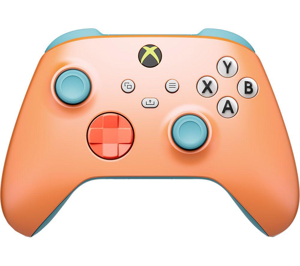 Orange xbox one controller on sale wireless