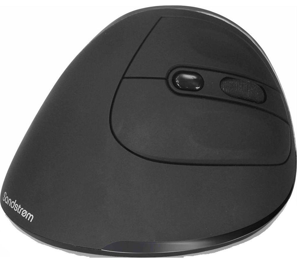 SANDSTROM SERGOM24 Wireless Optical Mouse, Black