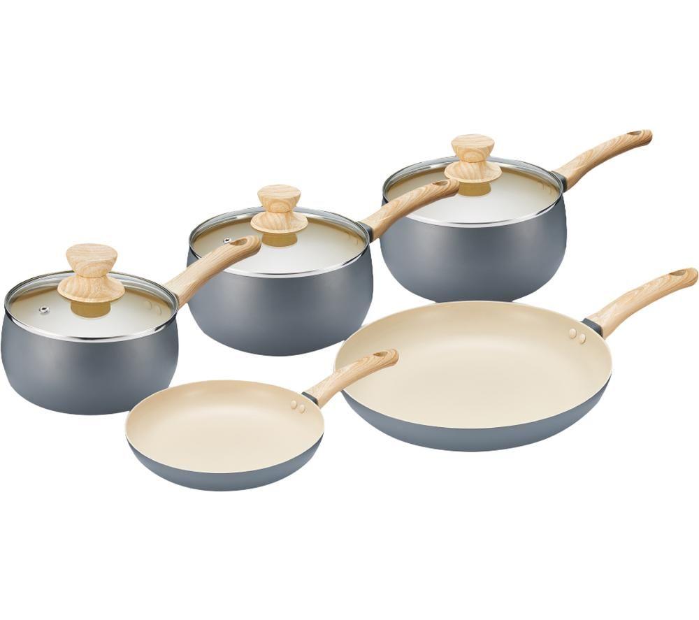 TOWER Scandi T800072G 5-piece Non-stick Saucepan Set review