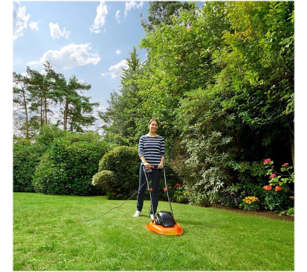 BLACK + DECKER BEMWH551-GB Corded Hover Lawn Mower - Black & Orange image number 4 of 8