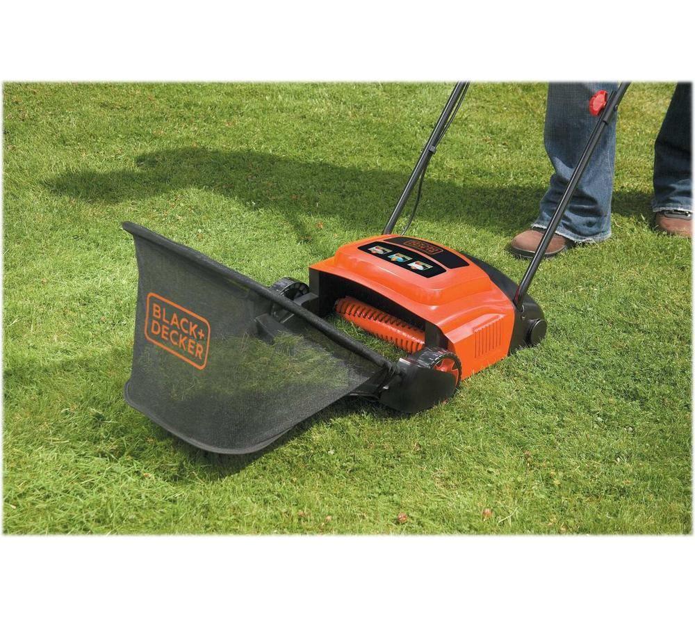BLACK + DECKER GD300-GB Corded Lawn Raker - Black & Orange image number 3 of 3