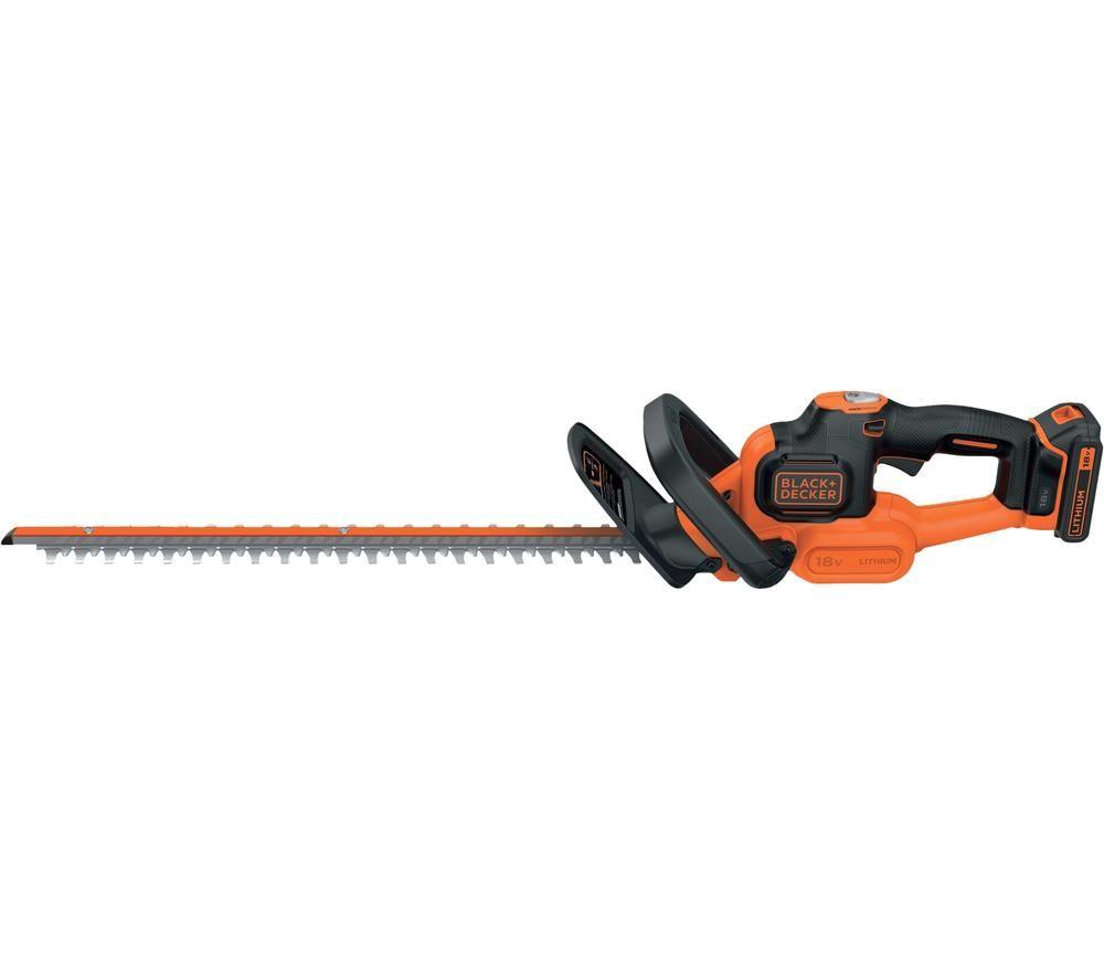 BLACK  DECKER Strimmer GTC18452PC Cordless Hedge Trimmer with 1 Battery