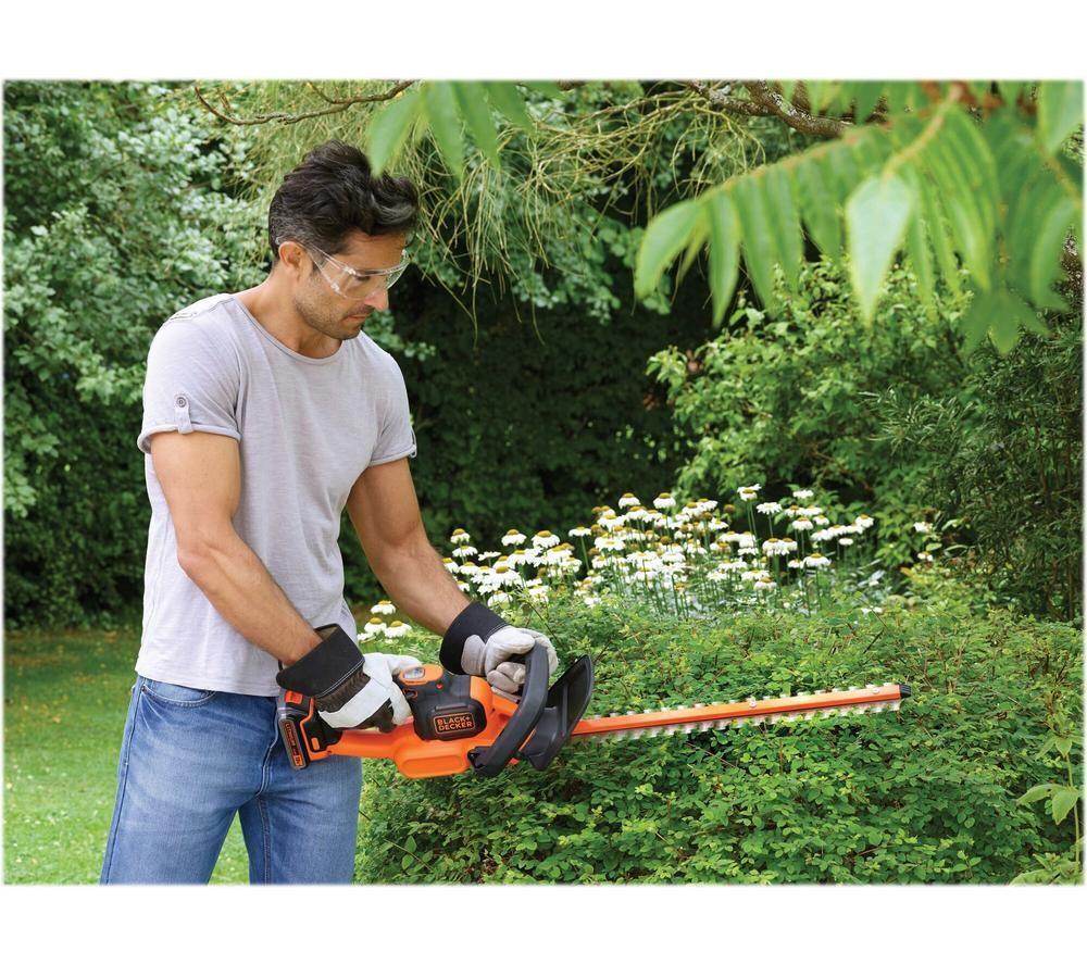 Buy BLACK DECKER Strimmer GTC18452PC Cordless Hedge Trimmer with 1 Battery Currys