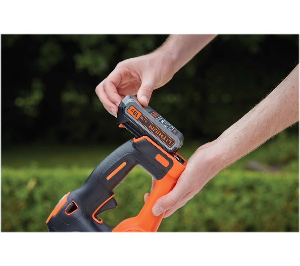 BLACK + DECKER Strimmer GTC18452PC Cordless Hedge Trimmer with 1 Battery image number 6 of 7