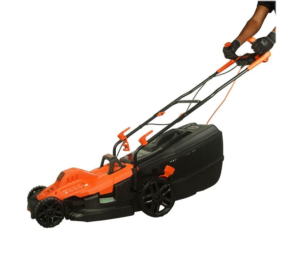 BLACK + DECKER BEMW471BH Corded Rotary Lawn Mower - Orange image number 5 of 15