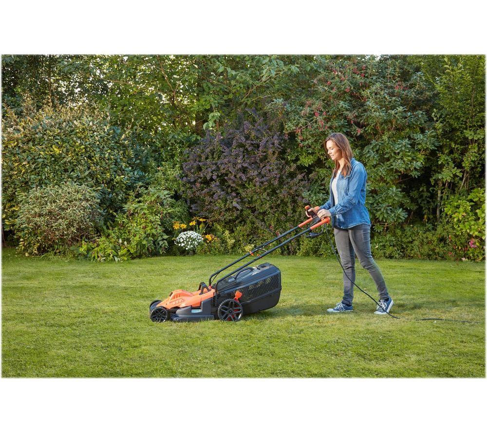 BLACK + DECKER BEMW471BH Corded Rotary Lawn Mower - Orange image number 13 of 15