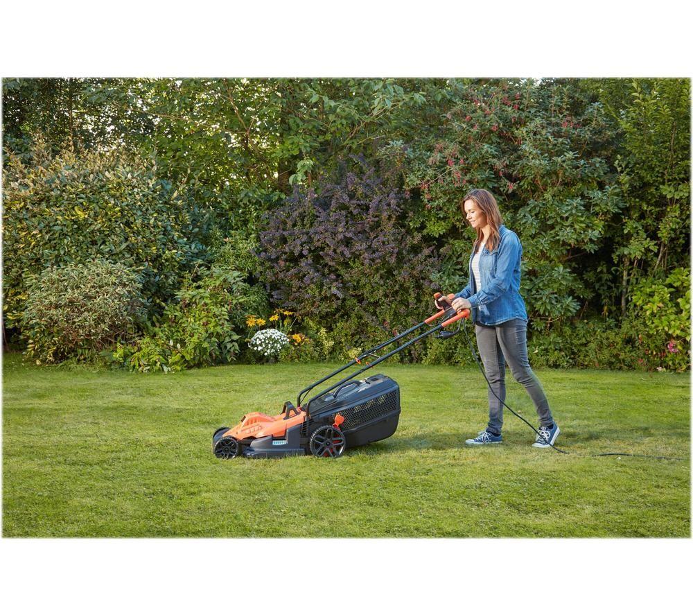 Buy BLACK + DECKER BEMW471BH Corded Rotary Lawn Mower - Orange