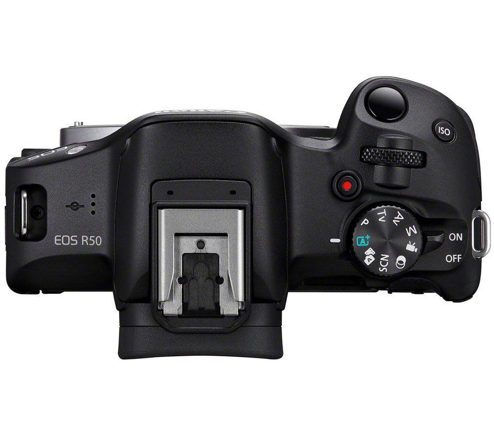 CANON EOS R50 Mirrorless Camera Creator Kit with RF-S 18-45 mm f/4.5-6.3 IS STM Lens image number 5 of 6