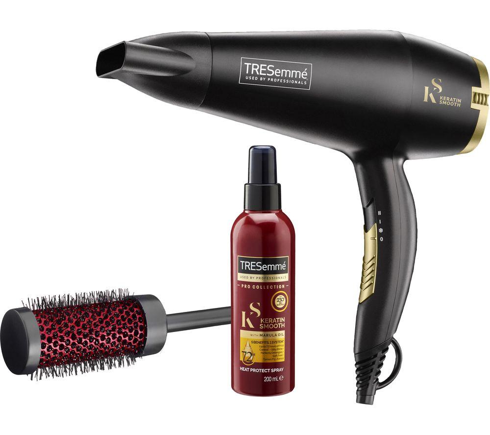 Buy TRESEMME 5542PU Hair Dryer Set Black & Gold Currys