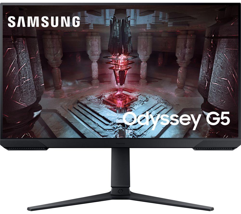 SAMSUNG Odyssey G5 LS27CG510EUXXU Quad HD 27 VA LCD Gaming Monitor - Black, Black