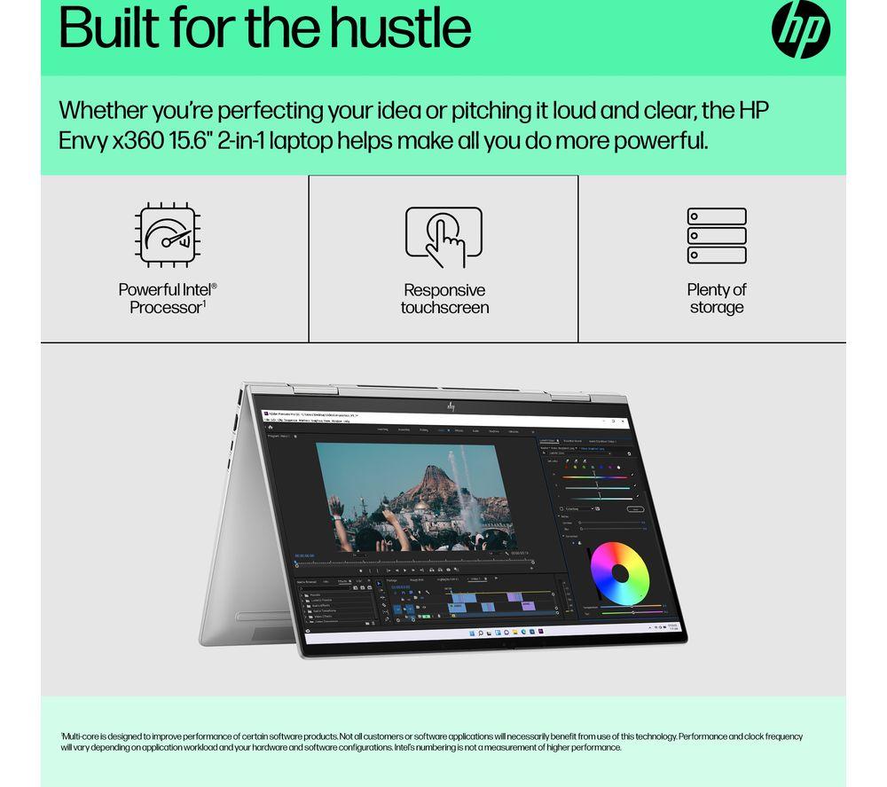 HP ENVY x360 15-fe0514sa 15.6' 2 in 1 Laptop - Intel® Core™ i5, 512 GB SSD, Silver - image 8