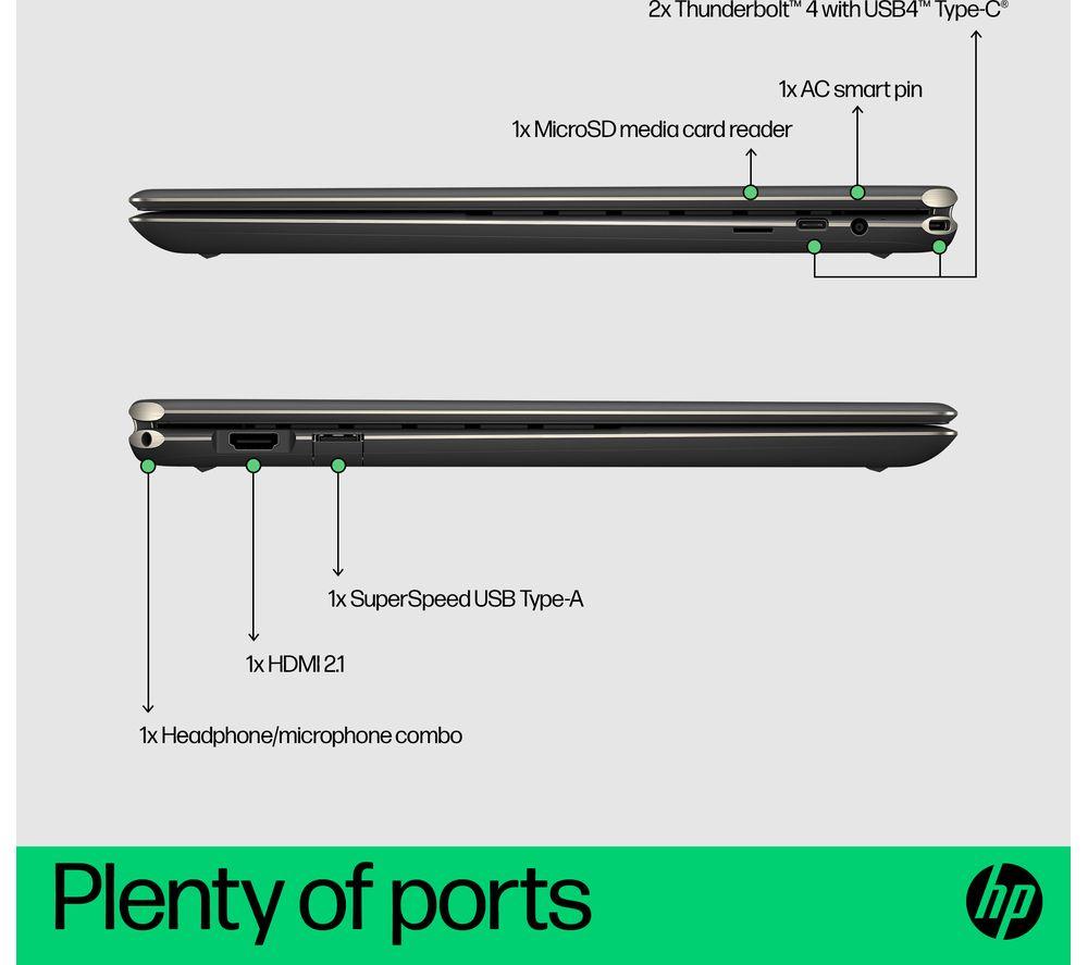 HP Spectre x360 16-f2500na 16' 2 in 1 Laptop - Intel® Core™ i7, 1 TB SSD, Black - image 7