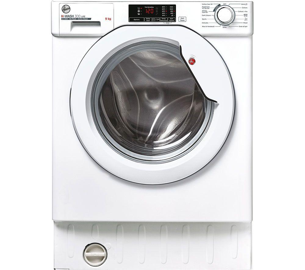 HOOVER H-Wash 300 HBWS 49D1W4-80 Integrated 9 kg 1400 Spin Washing Machine, White