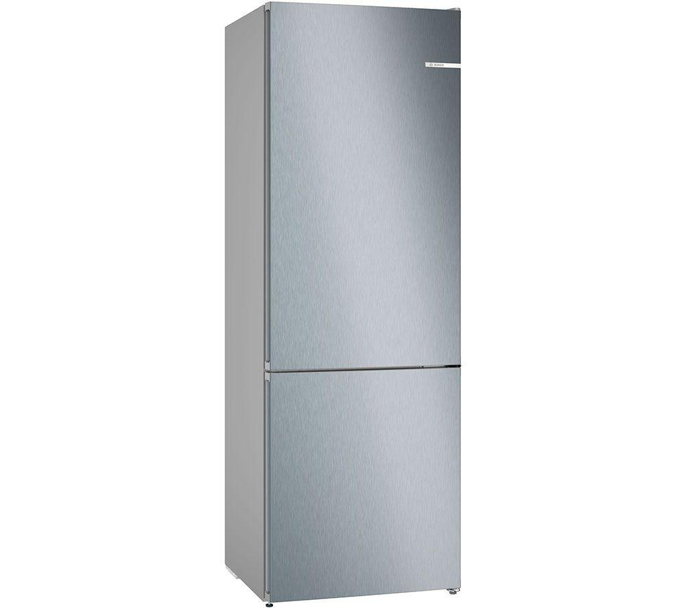 BOSCH Series 4 KGN492LDFG Fridge Freezer – Inox-look, Silver/Grey