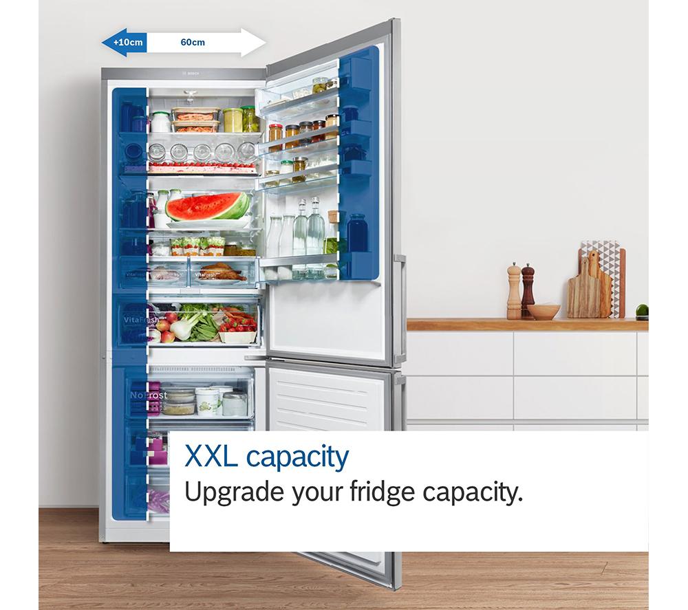BOSCH Series 4 KGN492LDFG 70/30 Fridge Freezer - Inox-look image number 8 of 15