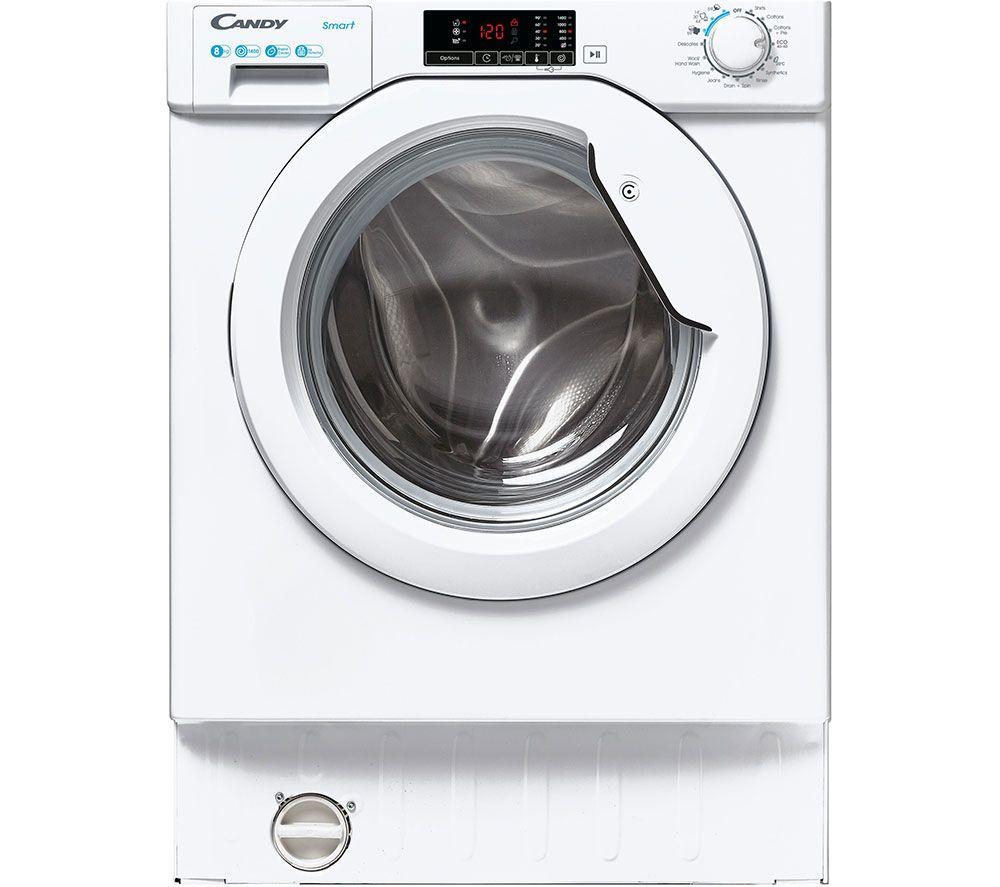 CANDY CBW 48D1W4-80 Integrated 8 kg 1400 Spin Washing Machine, White