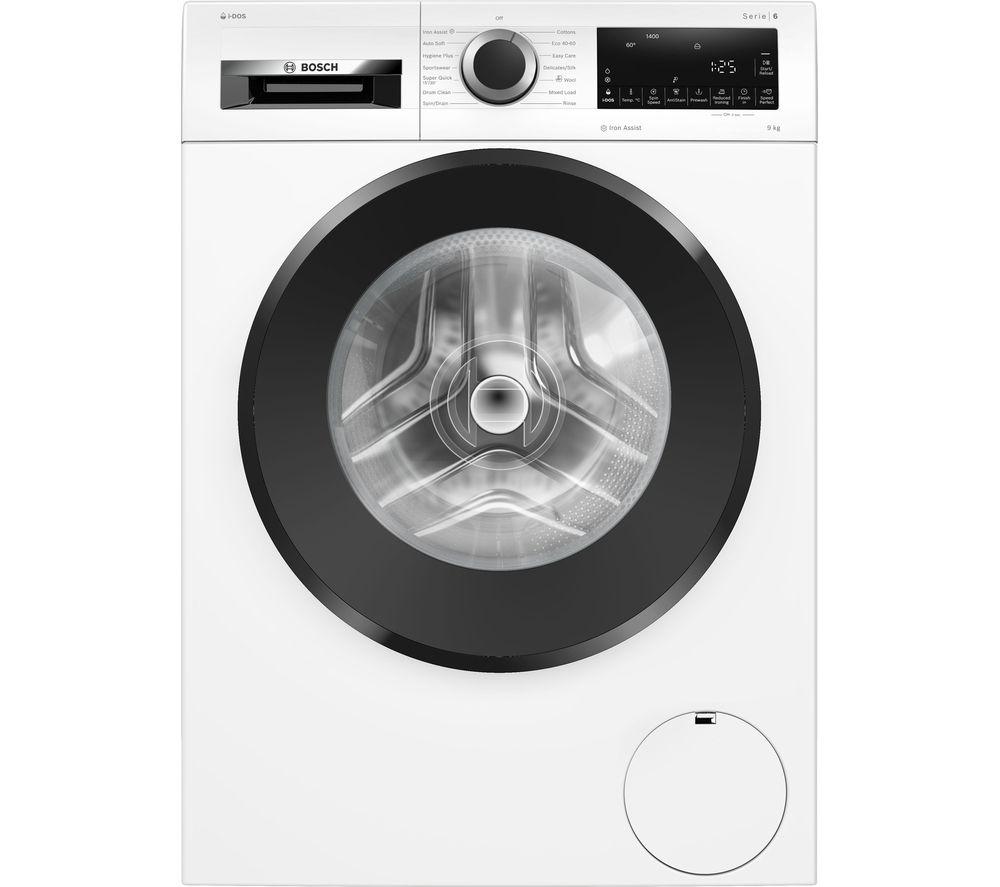 BOSCH Series 6 WGG244F9GB i-DOS 9 kg 1400 Spin Washing Machine - White