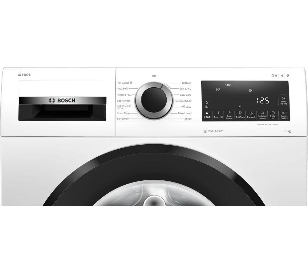 ▻ Lavadora Bosch WGG244F0ES Blanca, 9kg 1400rpm, i-Dos, Motor EcoSilence, SpeedPerfect, Serie 6, Clase A