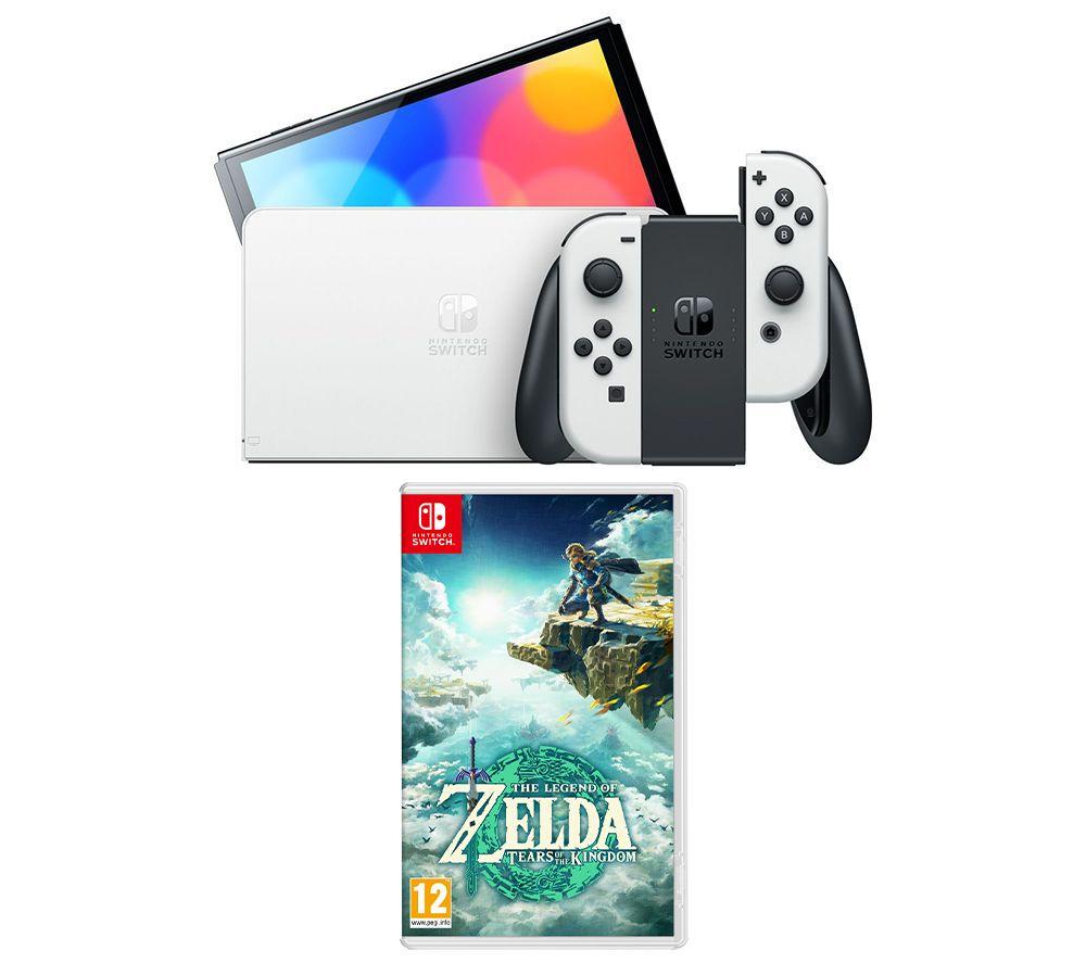 Nintendo Switch OLED - The Legend of Zelda: Tears of the Kingdom Edition  with Case and Wireless Controller Bundle