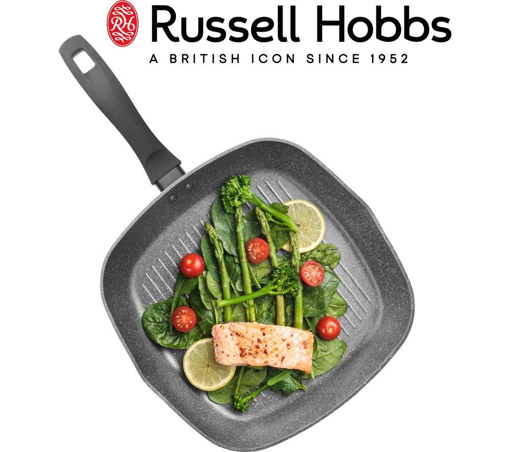 RUSSELL HOBBS Metallic Marble RH02813EU7 28 cm Non-stick Grill Pan - Black image number 2 of 5