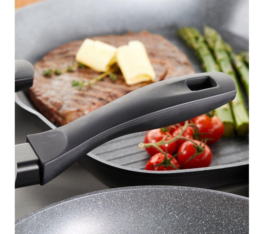 RUSSELL HOBBS Metallic Marble RH02813EU7 28 cm Non-stick Grill Pan - Black image number 3 of 5