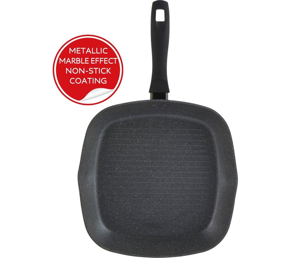 RUSSELL HOBBS Metallic Marble RH02813EU7 28 cm Non-stick Grill Pan - Black image number 4 of 5
