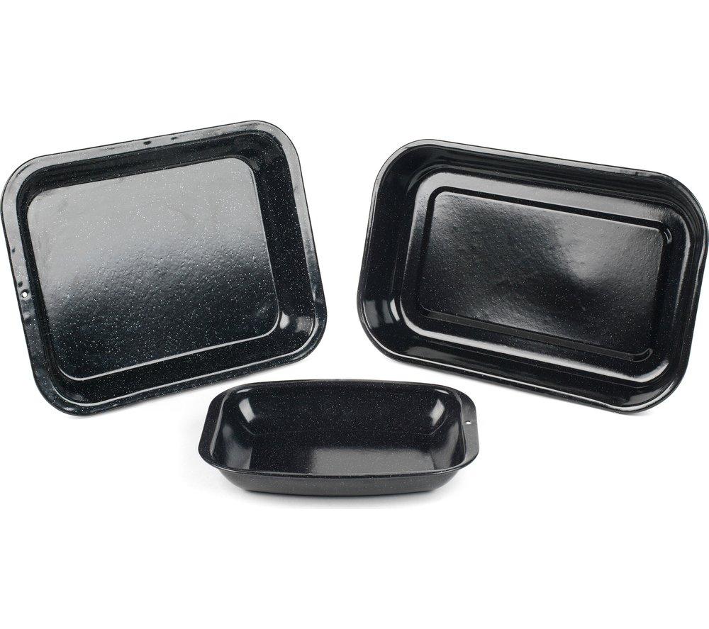 RUSSELL HOBBS Romano CW20701EU 3-piece Roasting Tin Set review