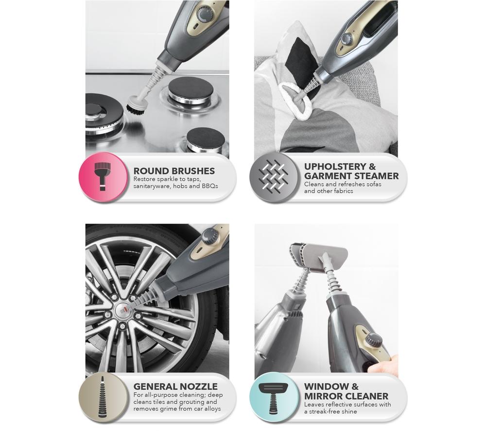 BELDRAY BEL01732TT Steam Mop - Titanium image number 6 of 7