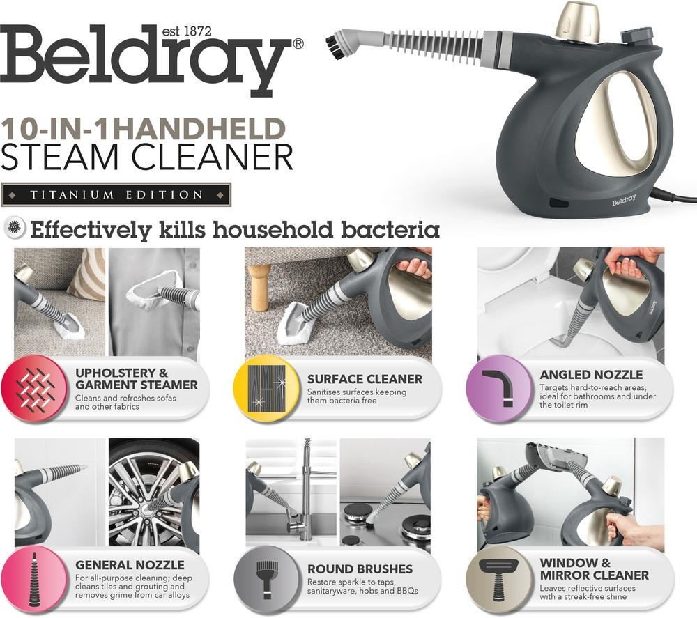BELDRAY BEL0701TT Handheld Steam Cleaner - Titanium image number 5 of 7