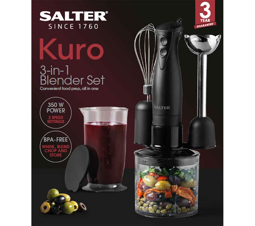 SALTER Kuro EK2827BMBLK Hand Blender - Black image number 7 of 13