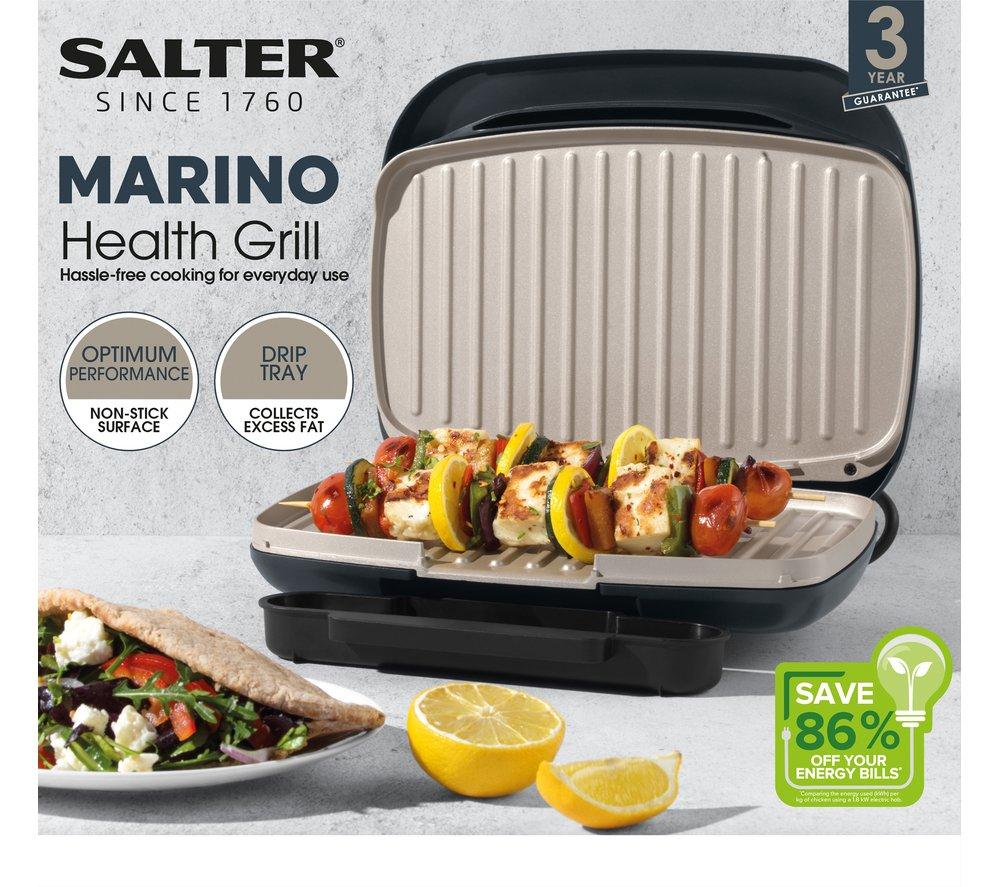 SALTER Marino EK4366BGRY Health Grill - Grey image number 4 of 8