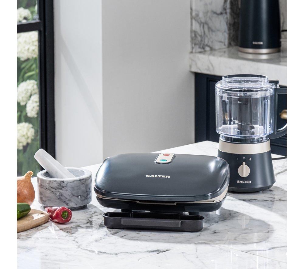 SALTER Marino EK4366BGRY Health Grill - Grey image number 5 of 8