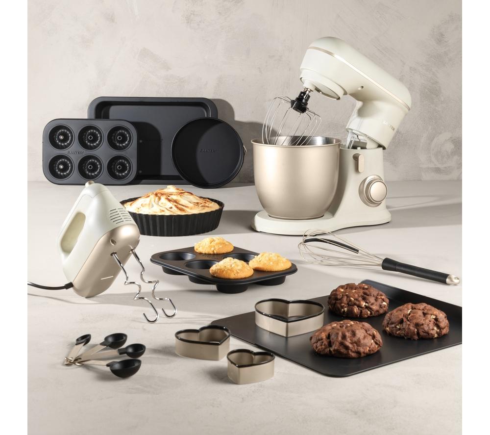 SALTER Bakes EK5511SBO Stand Mixer - Oatmeal image number 6 of 8