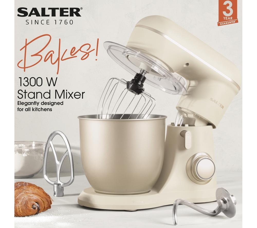 SALTER Bakes EK5511SBO Stand Mixer - Oatmeal image number 7 of 8
